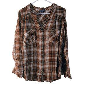 Democracy v neck shirt size XL.